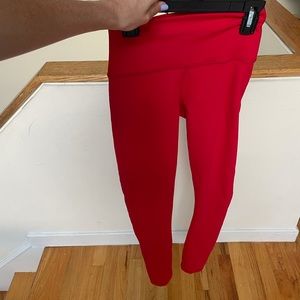 Fabletics red leggings xxs